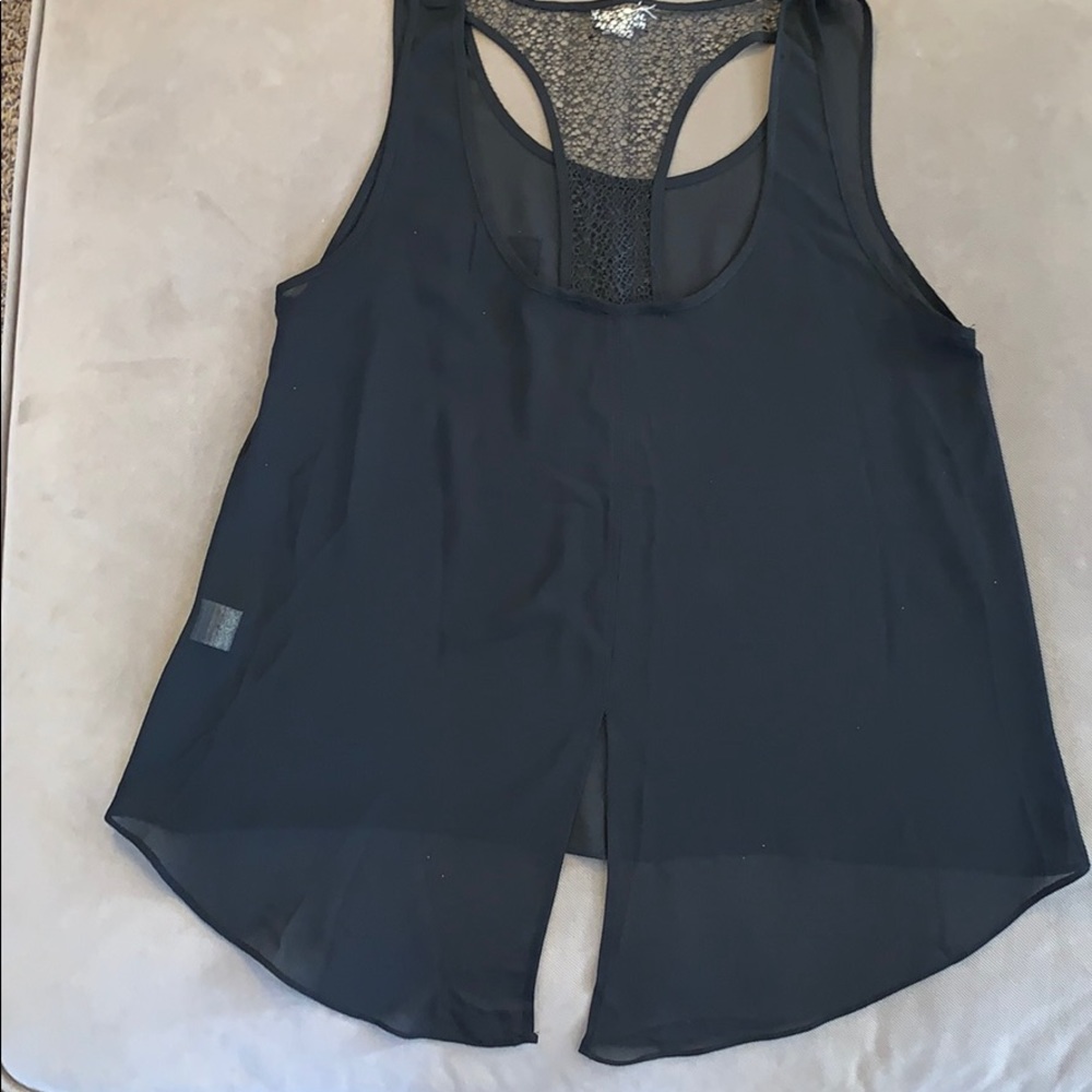 Love Riche Sheer/lace Racerback tank - Picture 4 of 8